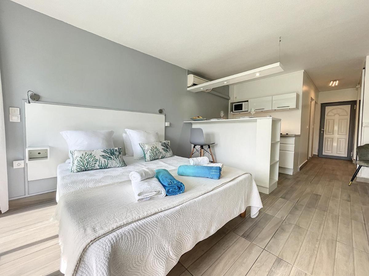 Blue Paradise Studio Avec Acces Privatif Plage Ле-Гозьє Екстер'єр фото
