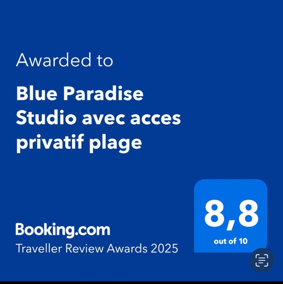 Blue Paradise Studio Avec Acces Privatif Plage Ле-Гозьє Екстер'єр фото